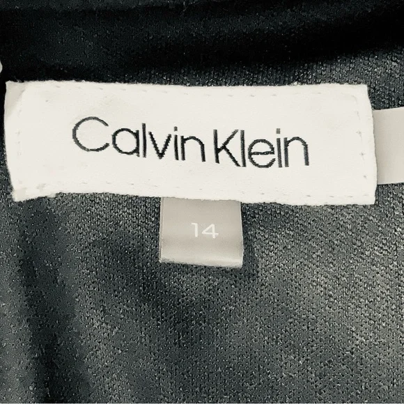 Calvin Klein Sleeveless Tie Waist Wide-Leg Jumpsuit, NWOT - Picture 3 of 3